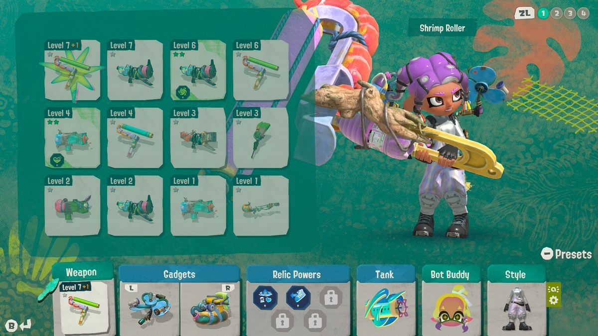 A colourful Nintendo shooting game