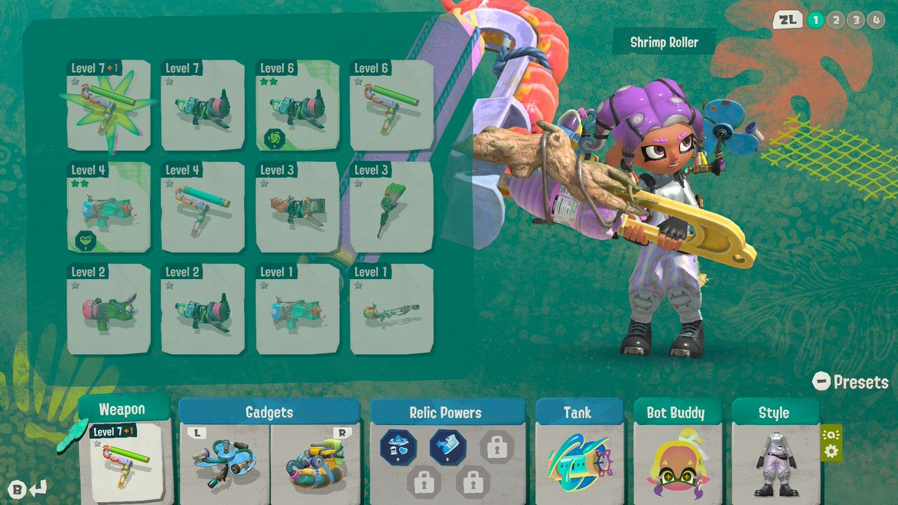 A colourful Nintendo shooting game