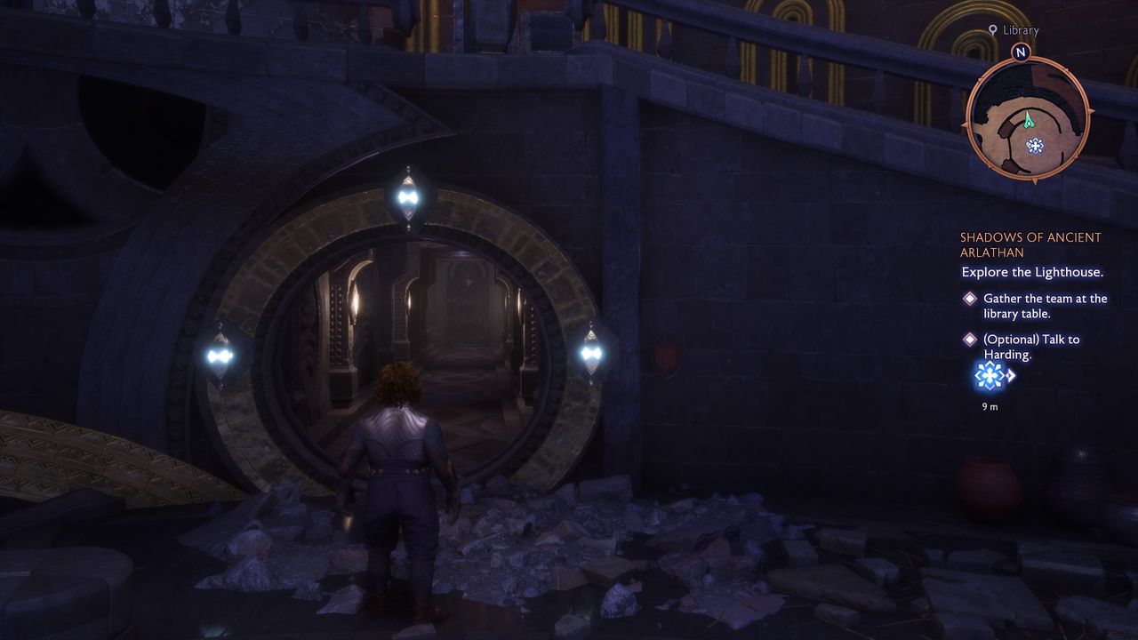 Dragon Age: The Veilguard statue puzzle - Music room entrance