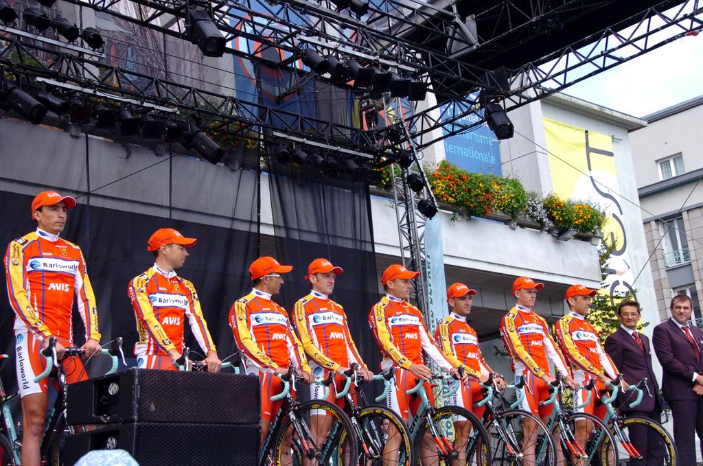 Baden Cooke and Chris Froome both rode the 2008 Tour de France with Barloworld