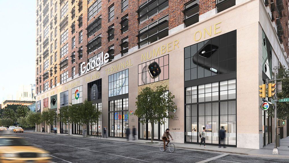 Digital rendering of Google&amp;#039;s first physical store in New York