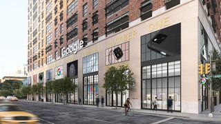 Digital rendering of Google's first physical store in New York
