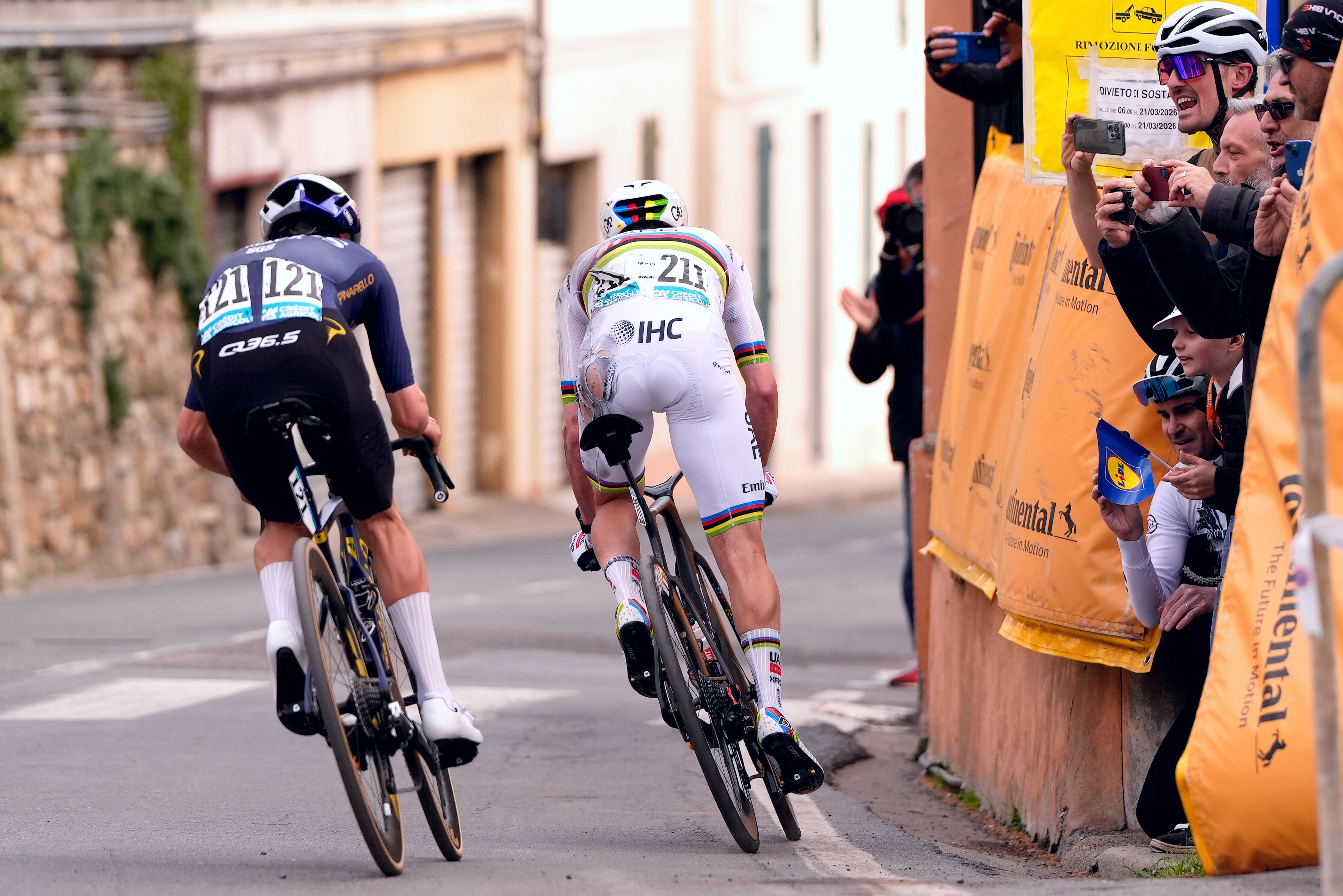 Tom Pidcock at Milan-San Remo 2026