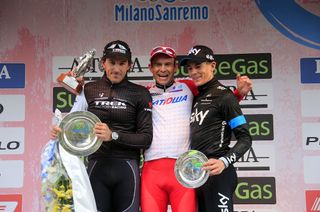 Ben Swift comes third at the 2014 Milan-San Remo (Watson)