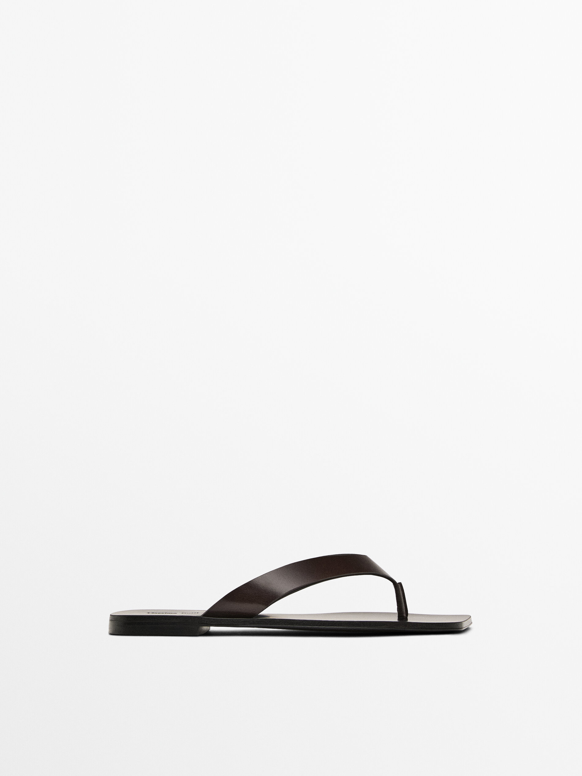 Leather Toe Divider Sandals
