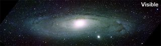 Small Galaxy Punches Hole In Andromeda