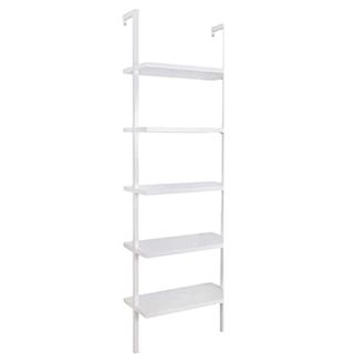 Karl home Ladder Shelf 5 Tier Wall Mounted Bookcase