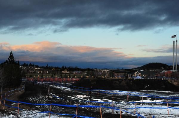 The race course in Bend shortly after the singlespeed race