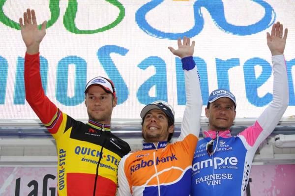 The Milan - San Remo podium