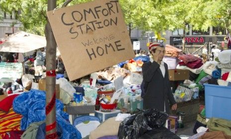 The &amp;quot;neo-bohemian&amp;quot; home Occupy Wall Streeters have created in New York&amp;#039;s Zucotti Park may become intolerably inhospitable as temperatures drop.