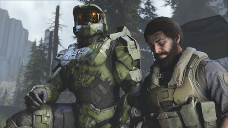 Halo Infinite Master Chief and Pilot