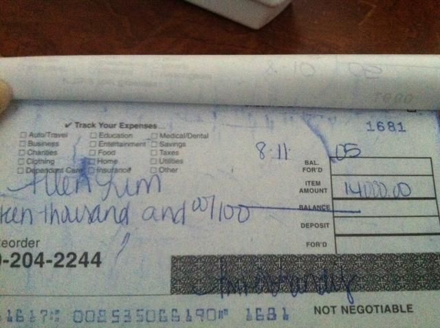 Payments between Landis and Lim