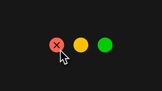 wrong way to build a portfolio: traffic light image with the red crossed out
