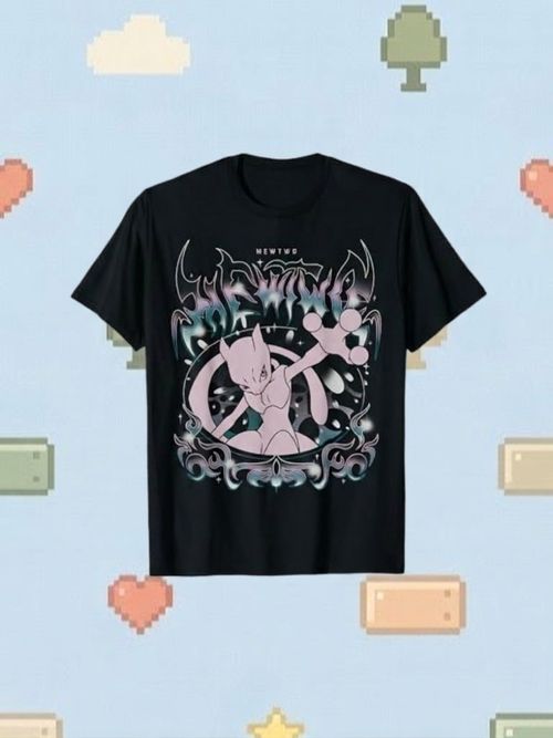 Mewtwo Grunge Oversized T-Shirt