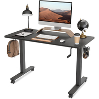 FEZIBO Crank Adjustable Height Standing Desk: