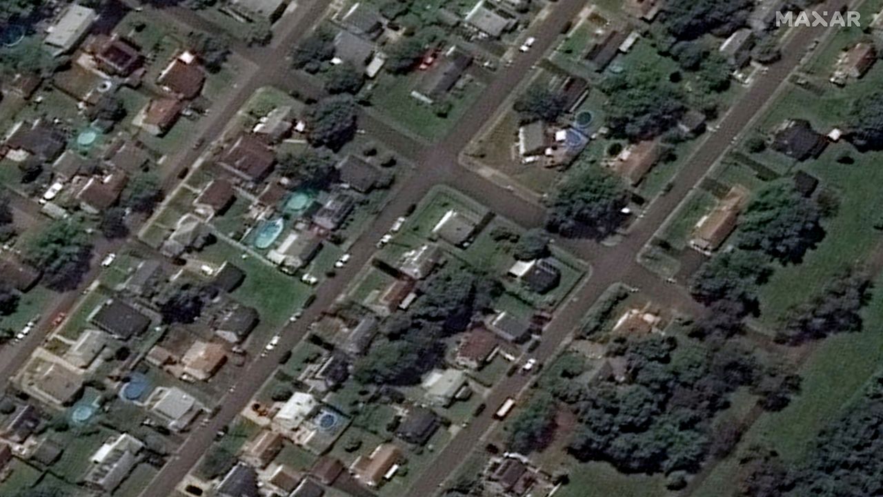 A closeup view of Manville, New Jersey, taken by the WorldView-2 satellite on Aug. 25, 2021.