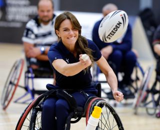 Kate Middleton's appearance marks a change from traditional royal attitudes towards being seen using a wheelchair