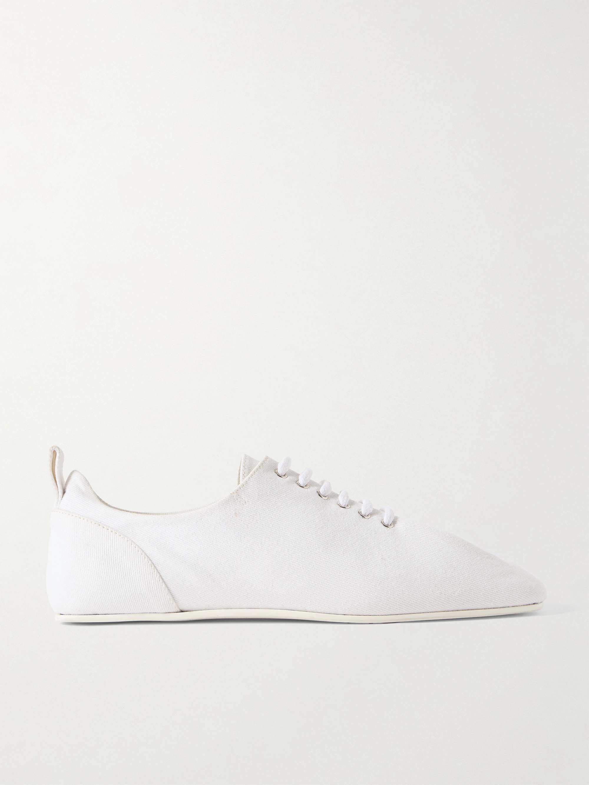 TOTEME Recycled Cotton-Twill Sneakers