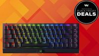 Header image for Windows Central's Black Friday spotlight deal on the Razer BlackWidow V3 Mini HyperSpeed keyboard