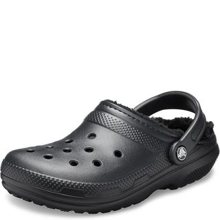 Crocs Unisex Classic Lined Clog, Black, 8 Uk Men/ 9 Uk Women