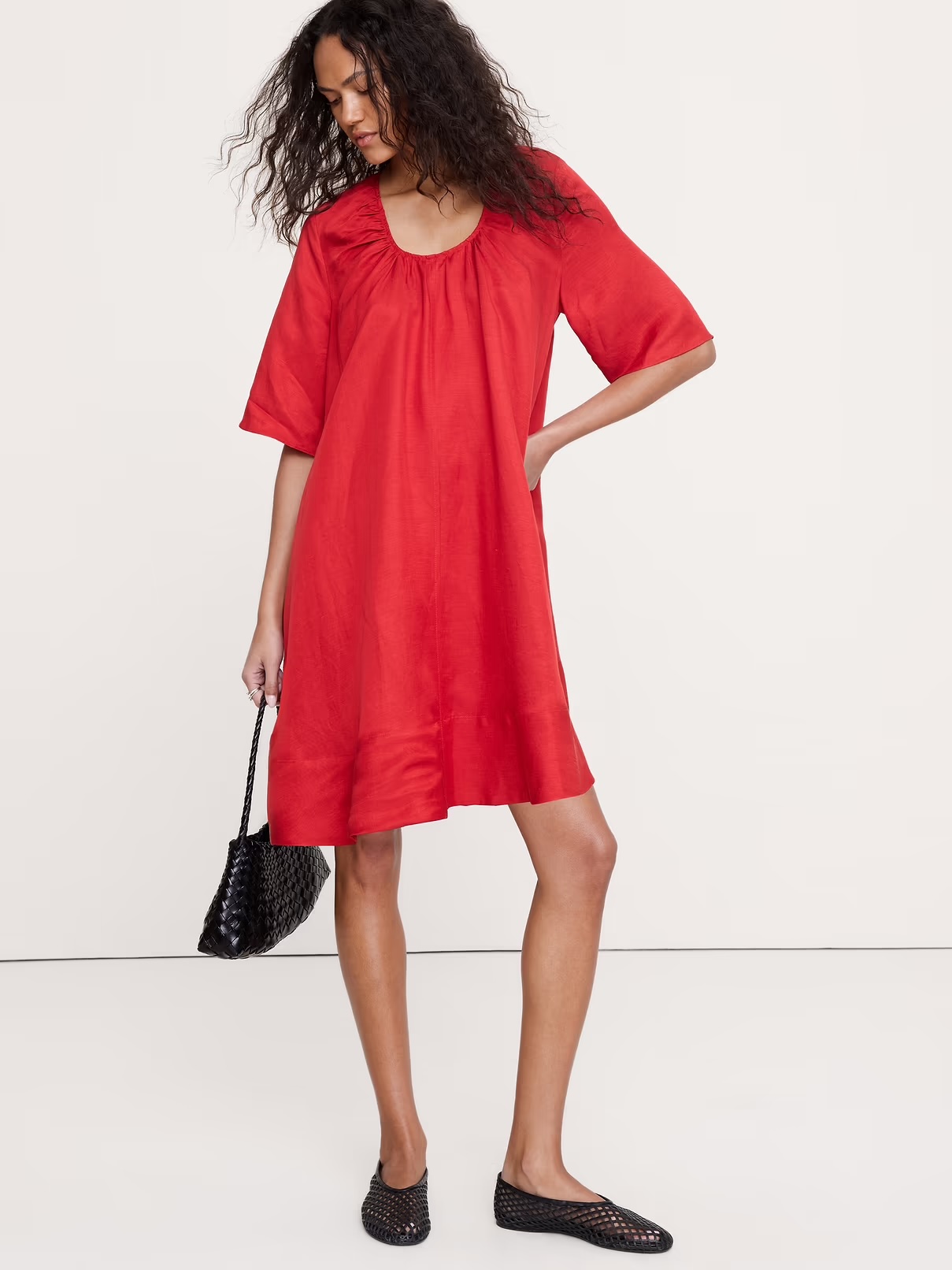 Banana Republic red dress