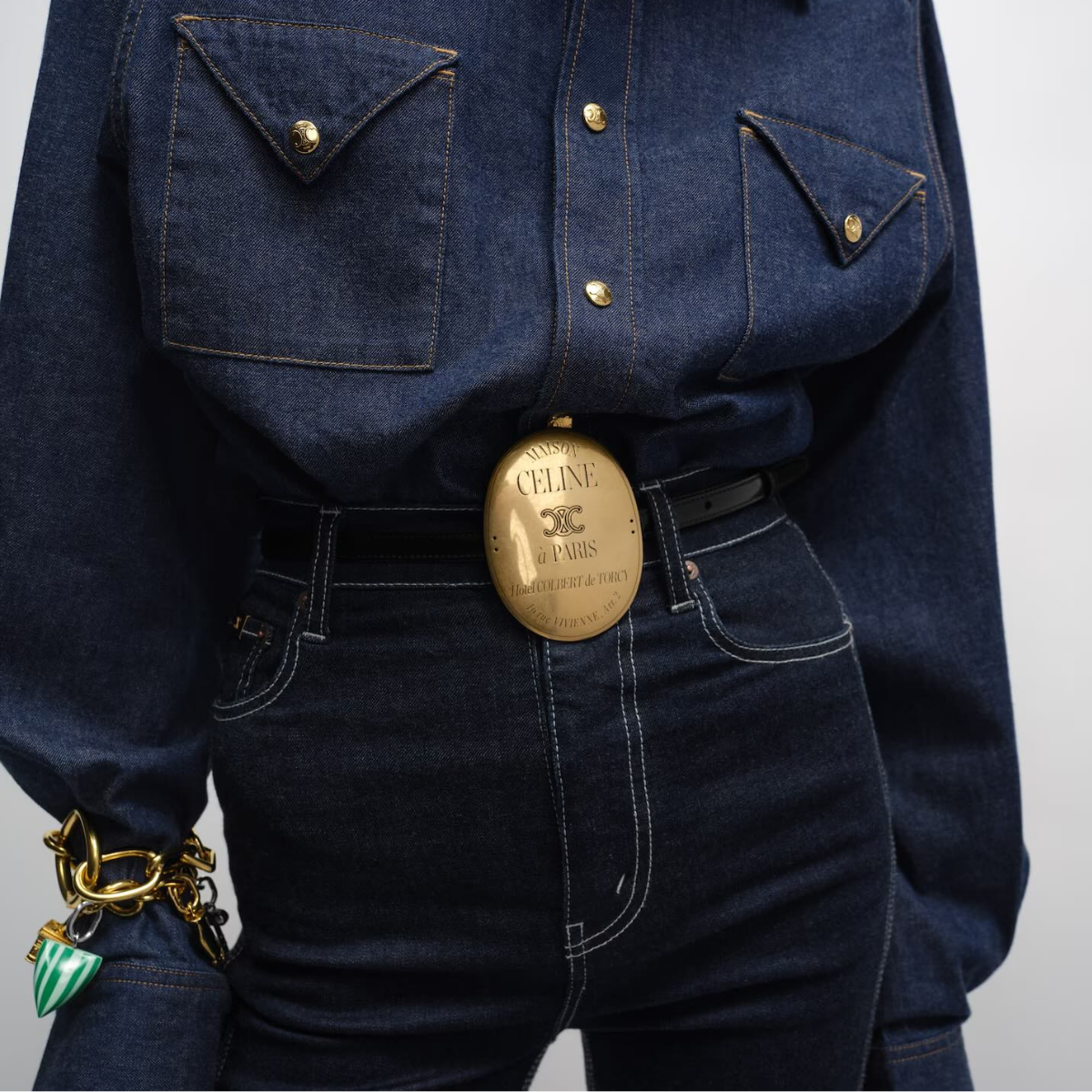 Celine belt campaign imagery