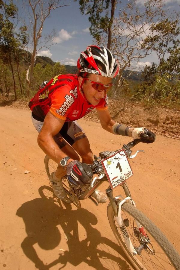Bart Brentjens waiting for a chance to attack
