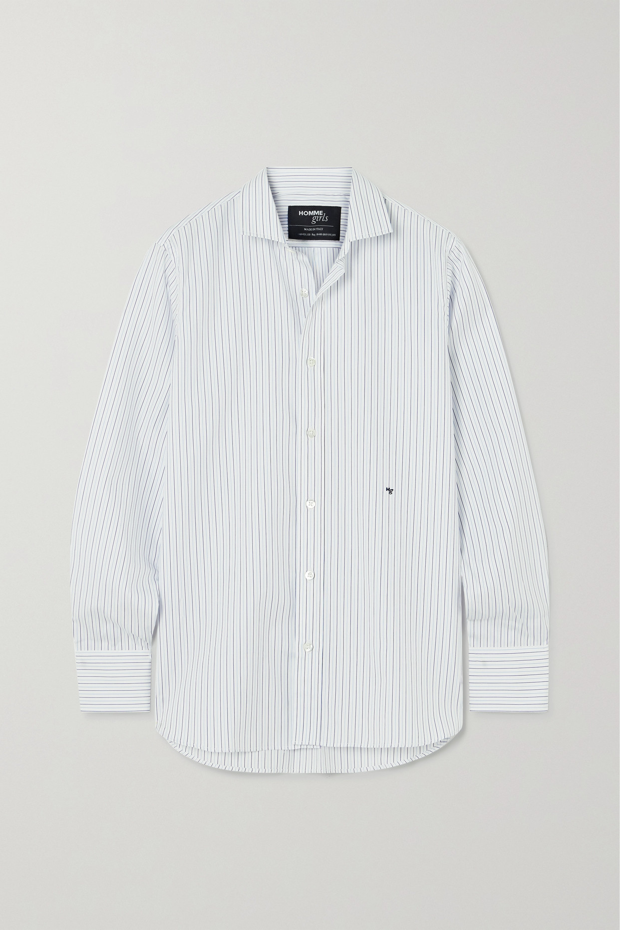 Striped Cotton-Poplin Shirt