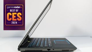 Alienware M16 R2 gaming laptop with best of ces banner