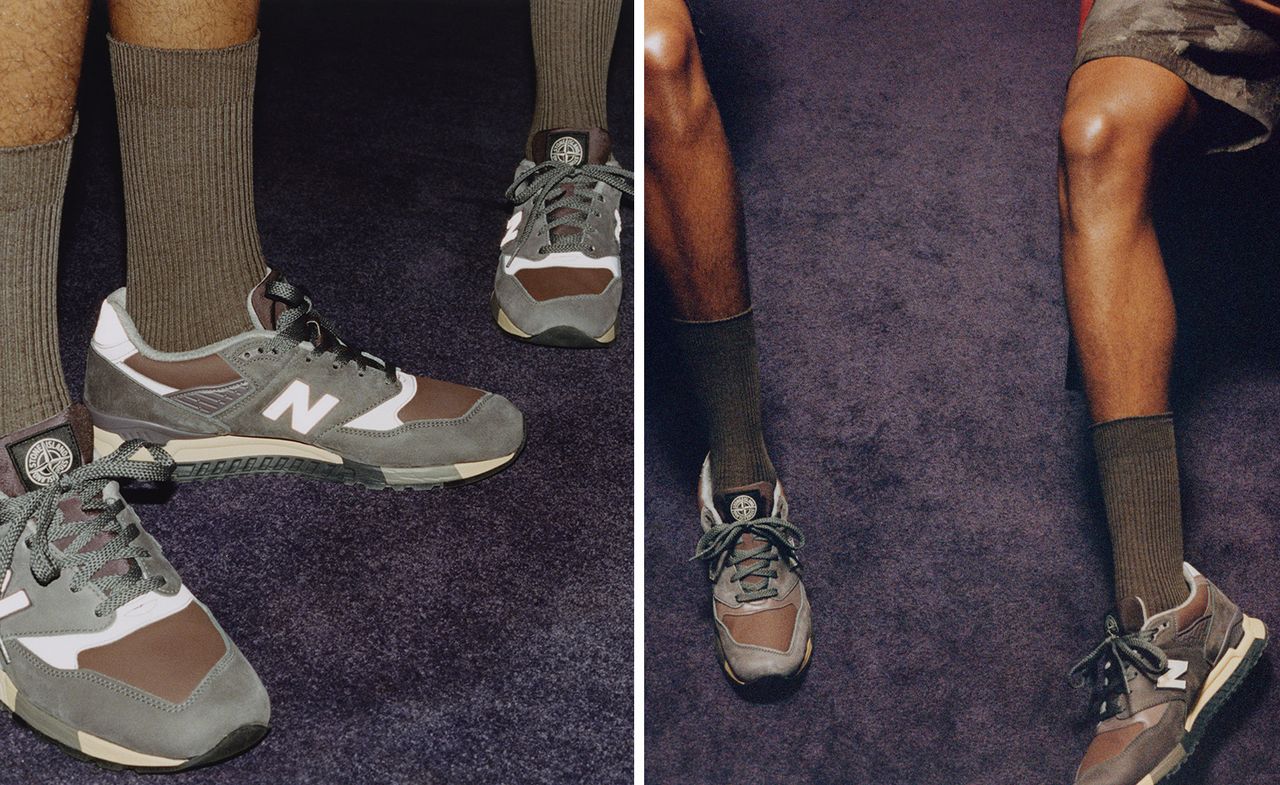 Stone Island New Balance Sneaker Collaboration ‘Stone Island x New Balance 998 Made In USA’ 