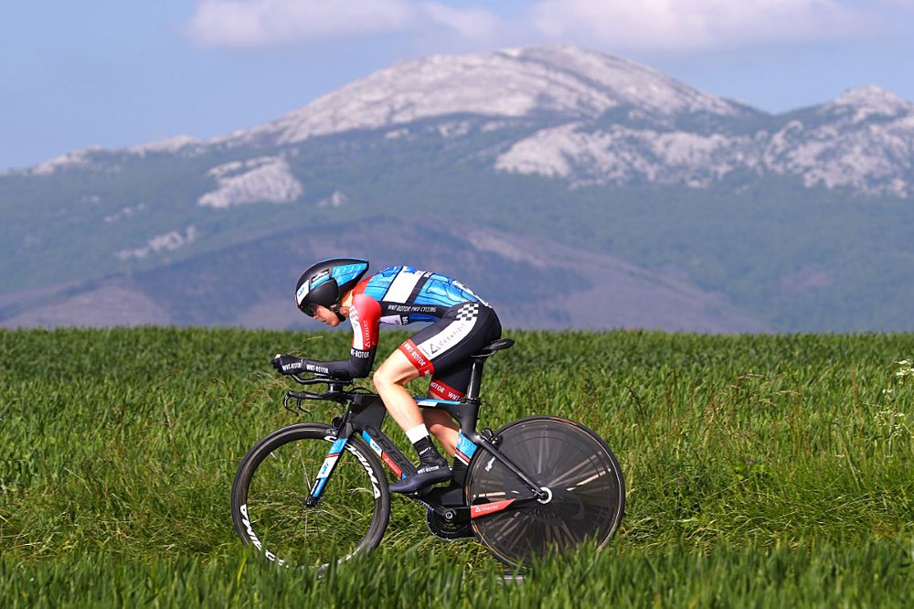 Nathalie Grinczer of Great Britain and WNT Rotor Procycling Team