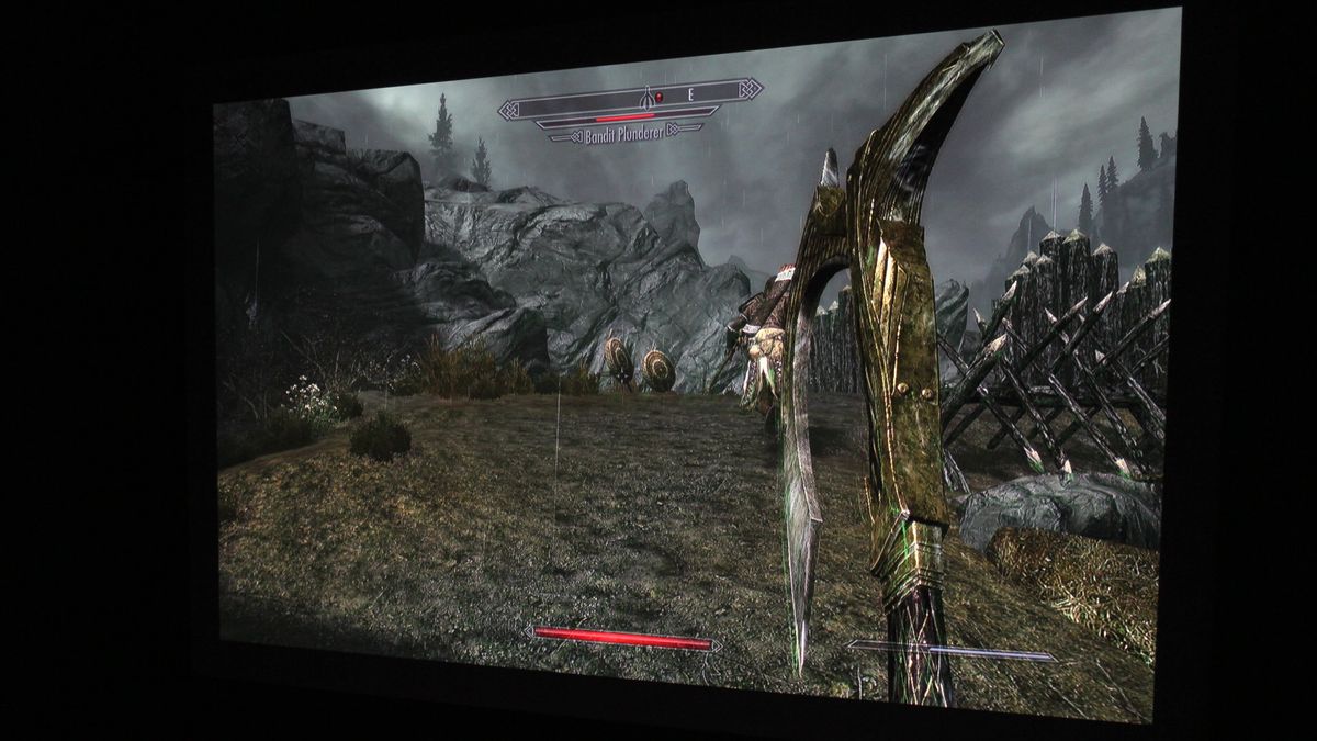 Gaming was pretty solid, despite the 60Hz limit