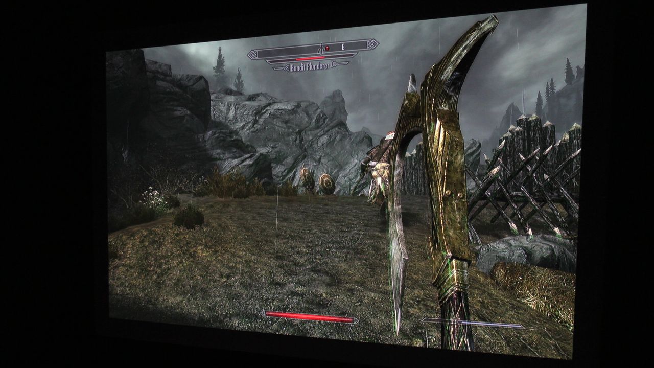 Gaming was pretty solid, despite the 60Hz limit