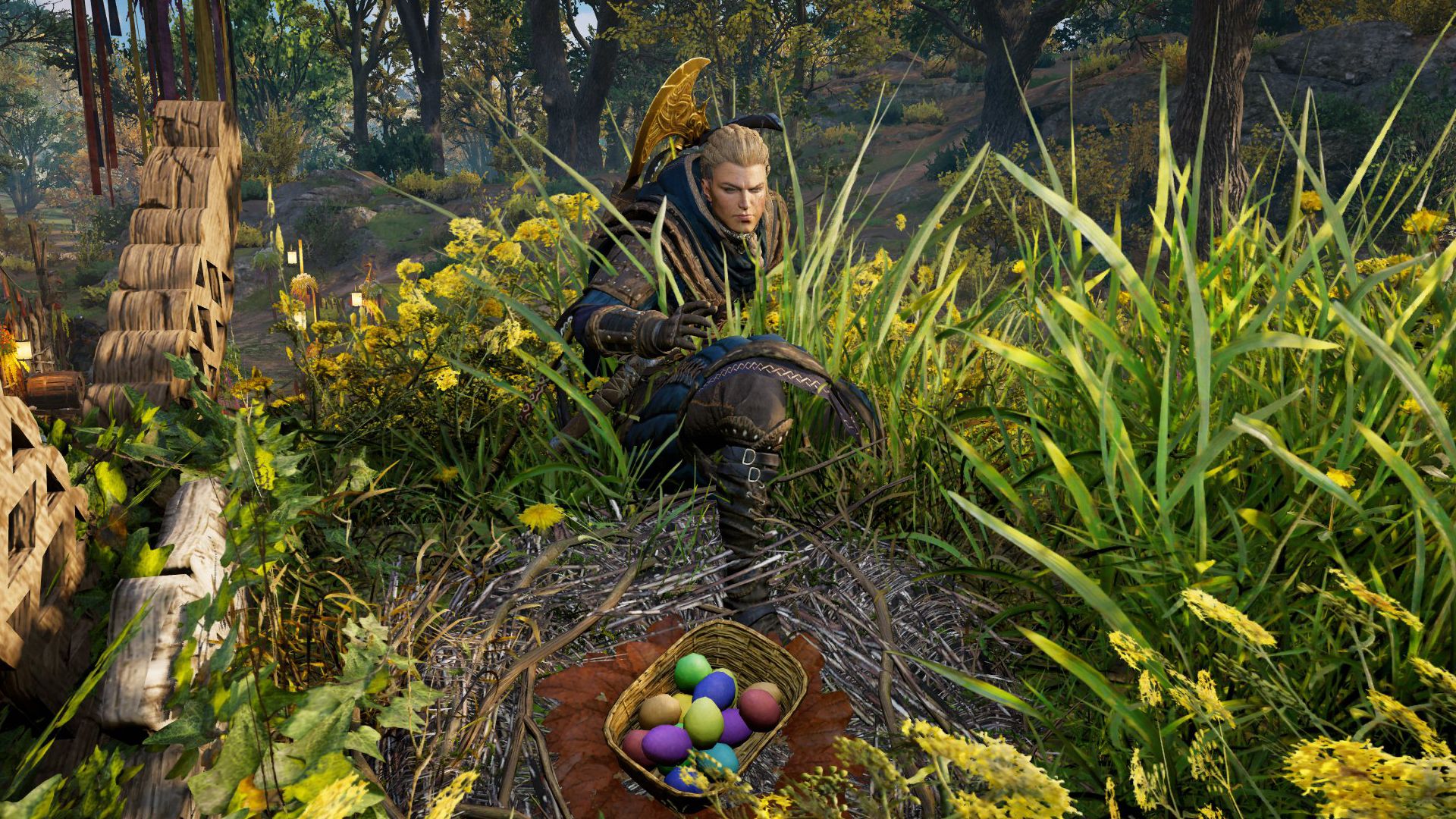 AC Valhalla Easter eggs Ostara festival collectable locations PC Gamer
