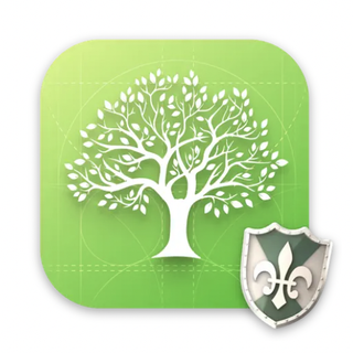 The MacFamilyTree 10 app logo from the Apple App Store.