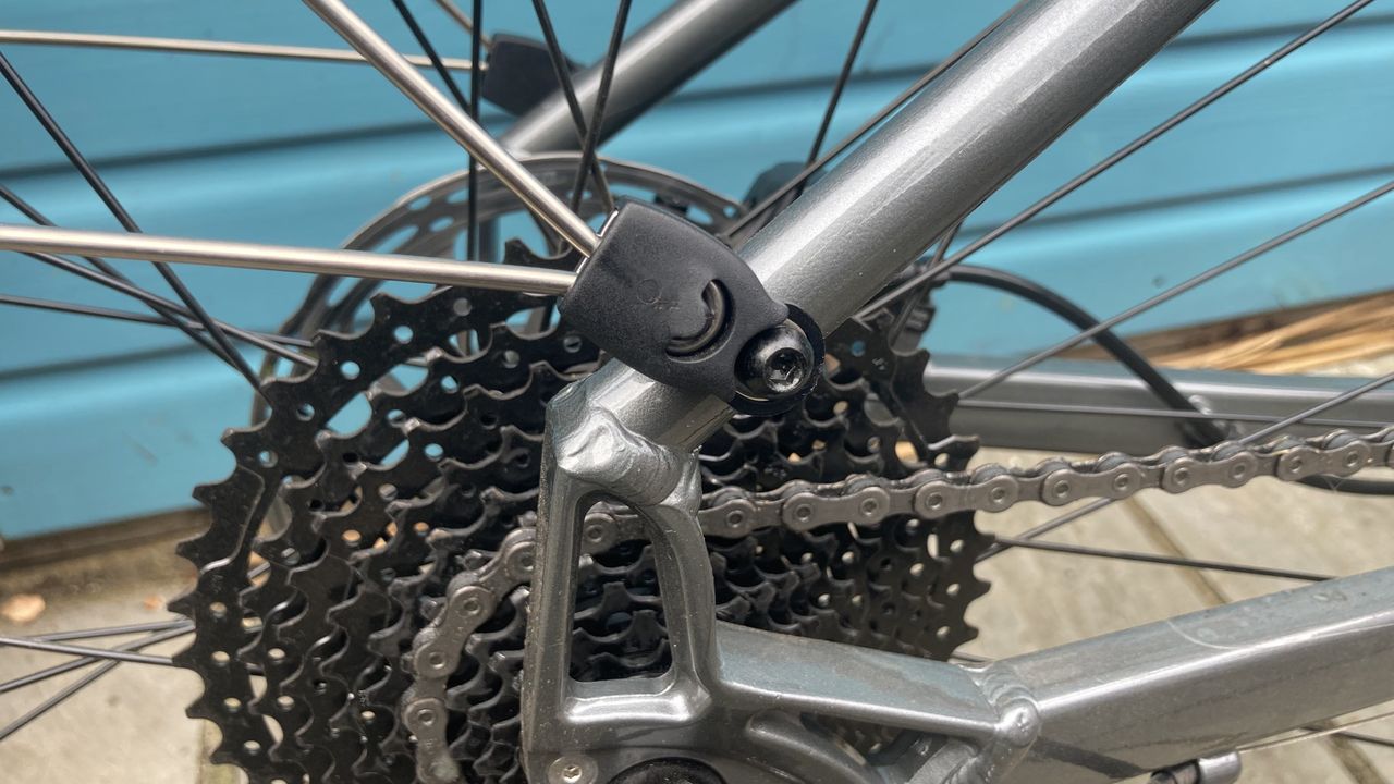 The fixings for rack or muguards on a Ribble Hybrid AL Trail