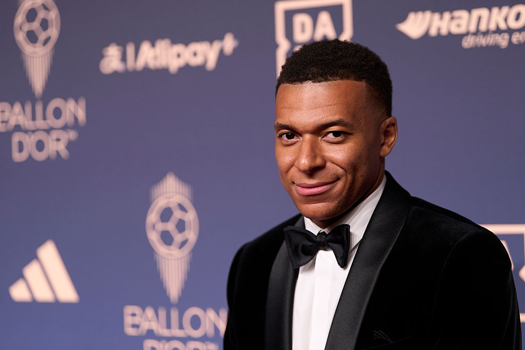 Kylian Mbappe centre-forward of Real Madrid and France attends the 70th Ballon D'Or Ceremony at Palladium Theatre on October 26, 2026 in London, England. 