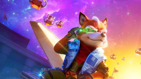 Fox McCloud in the The Super Mario Galaxy Movie