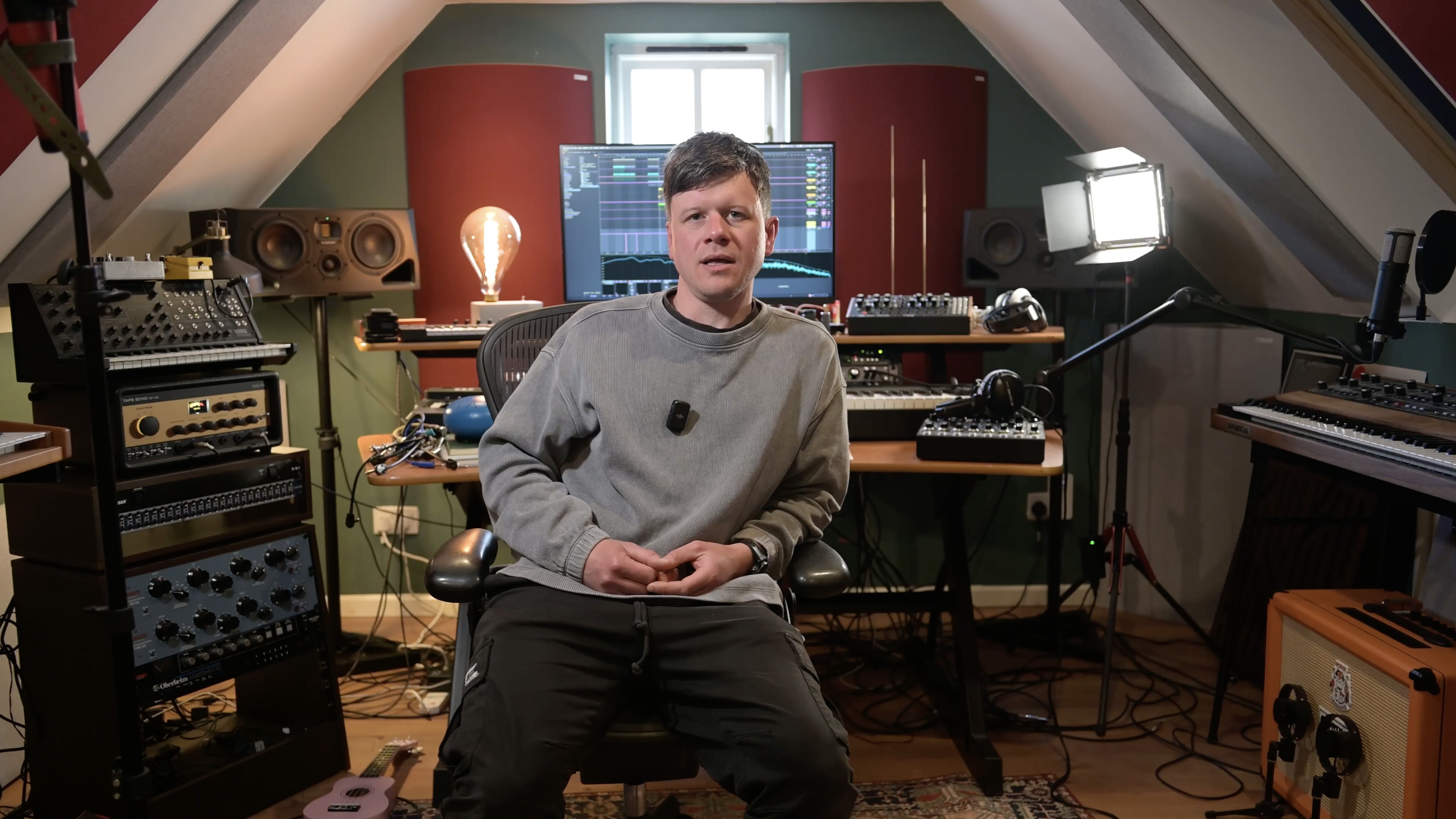 Ital Tek in the studio making Mind Abandon