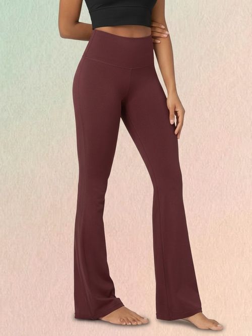 Powerful Tummy Control Flared Yoga Pants