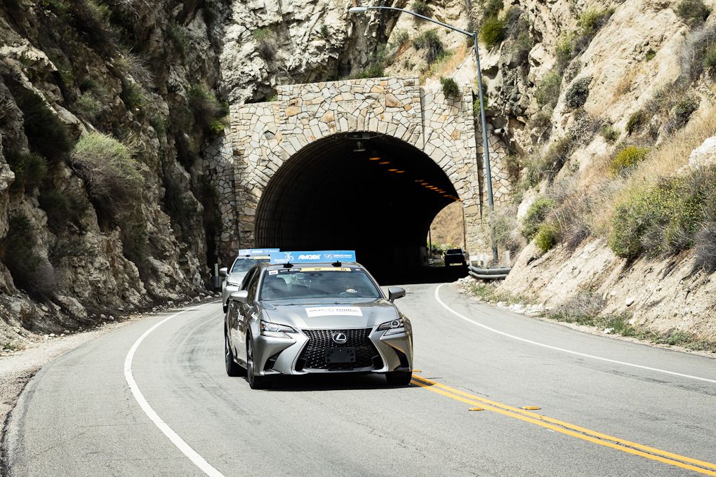 Driving a VIP car at the Amgen Tour of California was Inga Thompson's latest return to the cycling scene