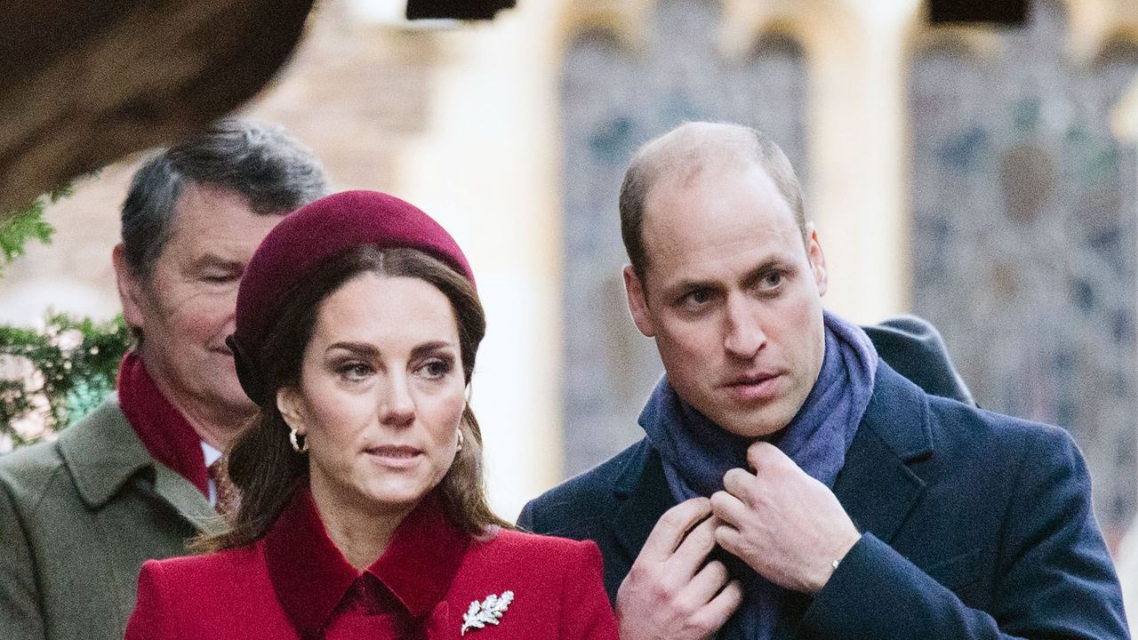 The Royal Family Attend Church On Christmas Day