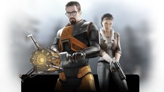 Half-Life 2 20th anniversary header image - Gordon Freeman and Alyx Vance