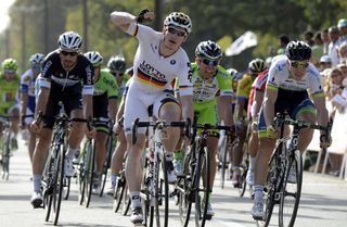 German sprinter Andre Greipel (Lotto Belisol) comes out on top in Oman