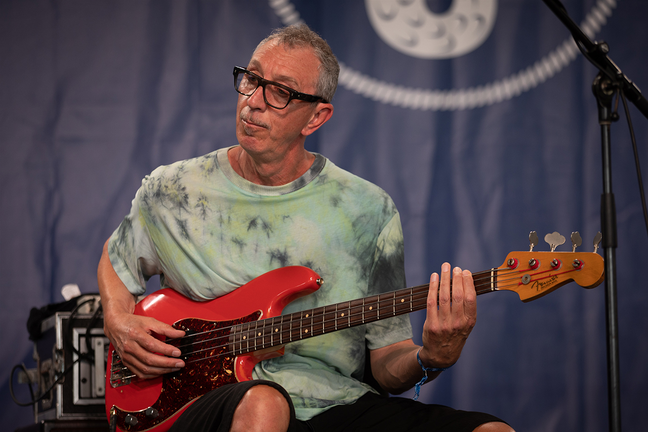 Pino Palladino performs during the 2022 Newport Jazz Festival at Fort Adams State Park on July 29, 2022 in Newport, Rhode Island.