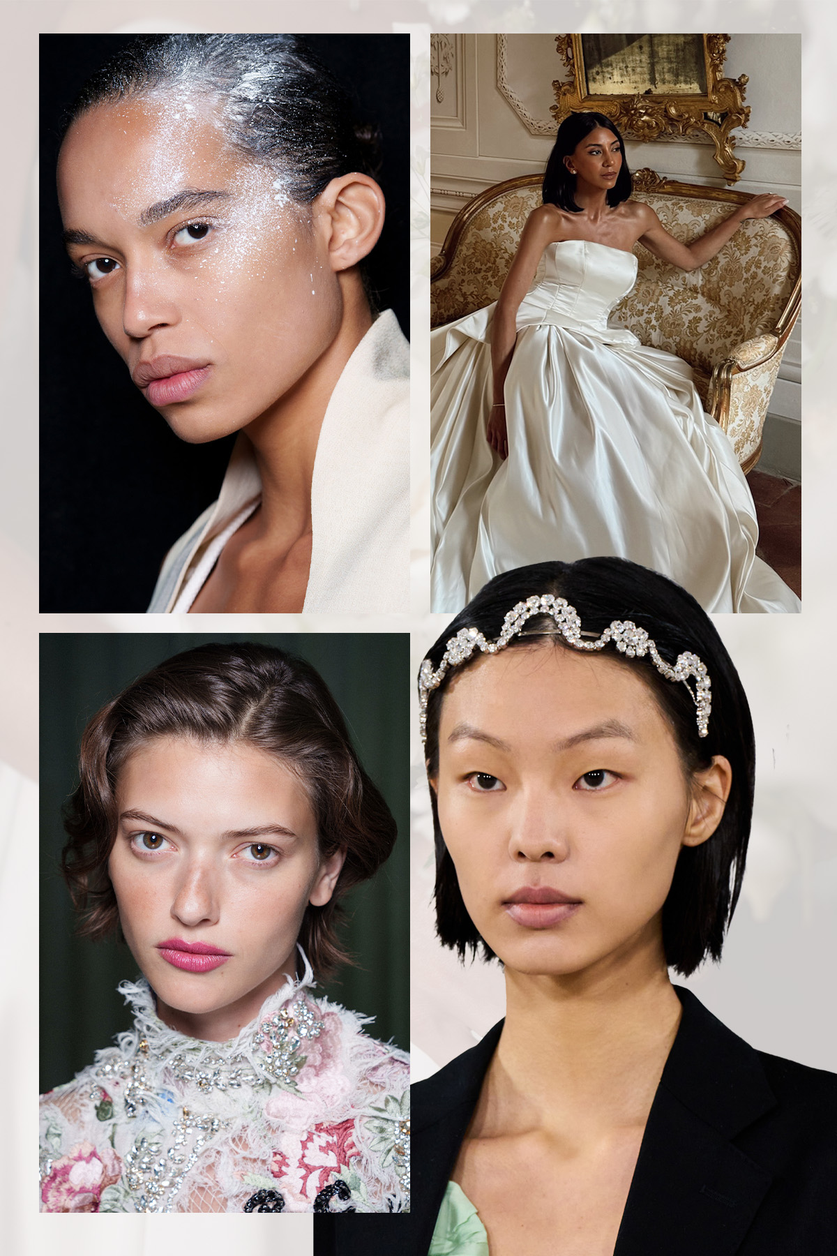 wedding trends 2026 beauty moodboard