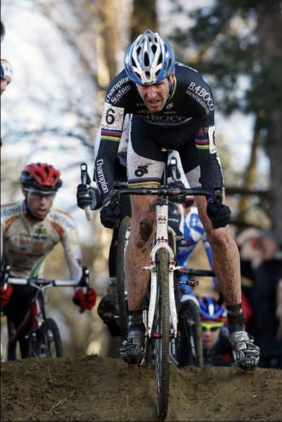 Belgium's Erwin Vervecken en route to a 15th place finish.