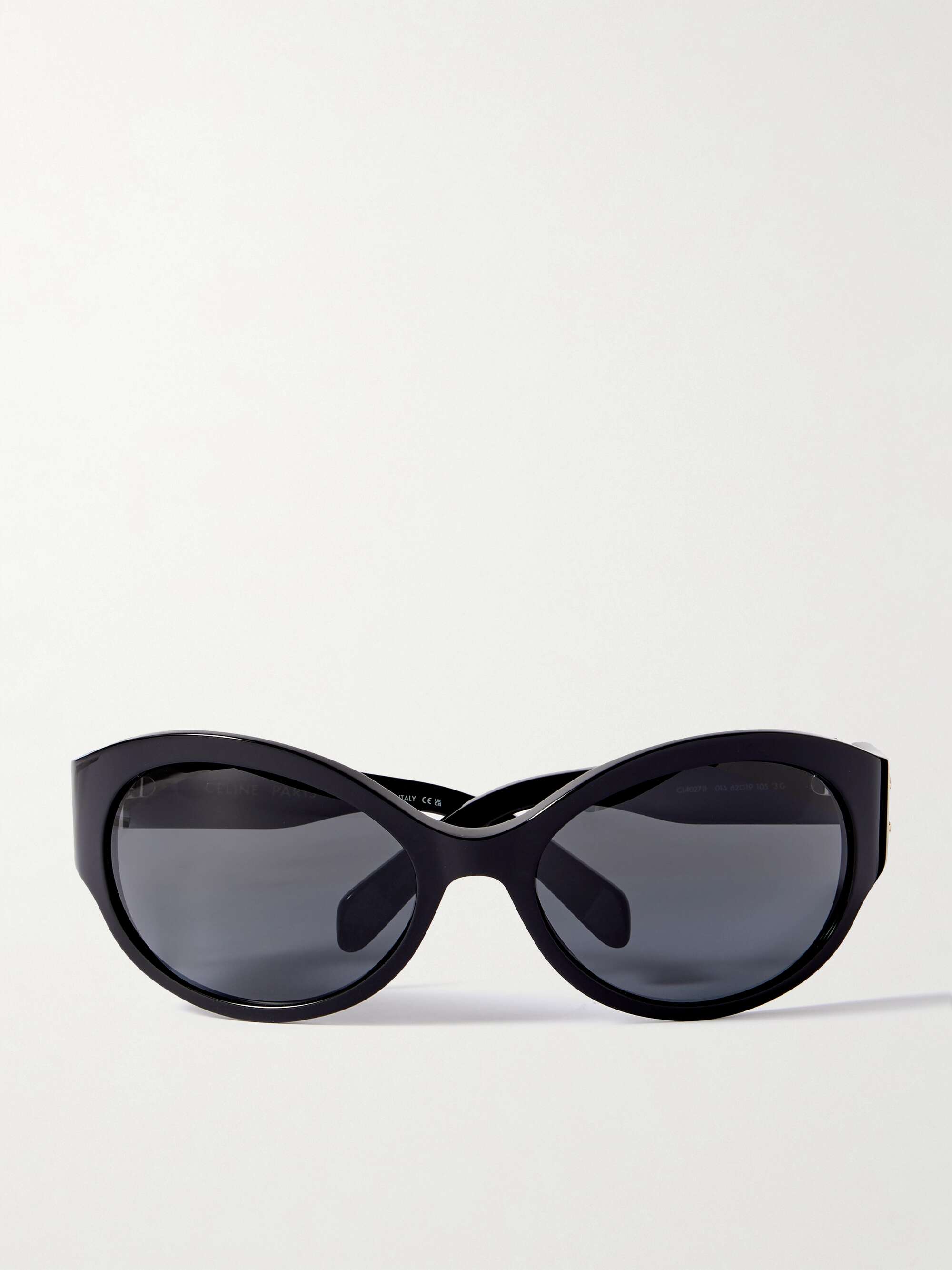 Triumph Oversized Round-Frame Acetate Sunglasses