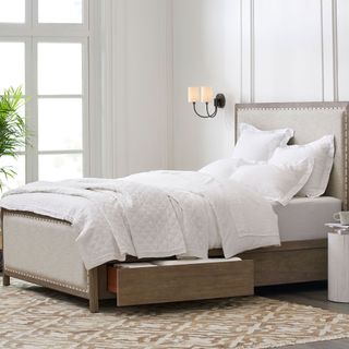 pottery barn storage bed