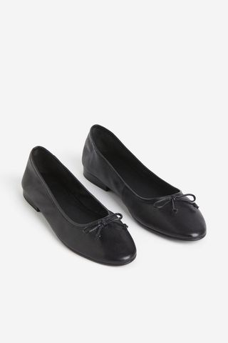 Leather Ballet Pumps